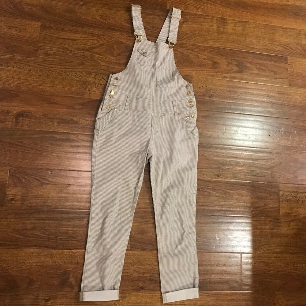 Cantao striped overalls